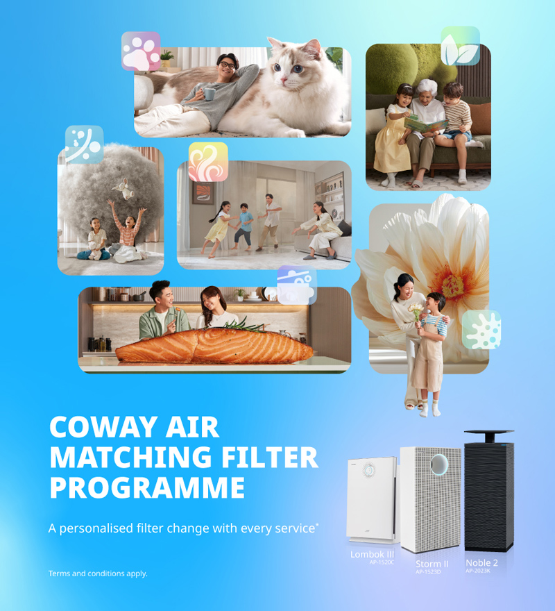 Coway Air Matching Filter Programme