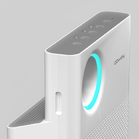 Closed Up & Detailed View of Coway Breeze Air Purifier