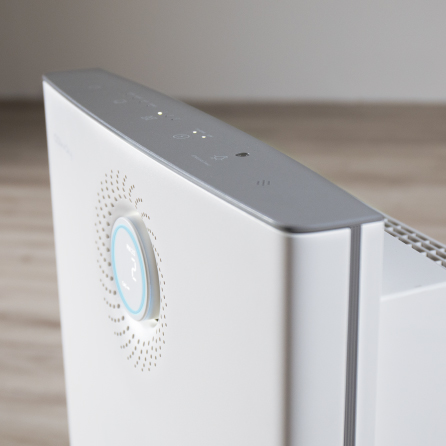 Closed Up & Detailed Side View of Coway Lombok 3 Air Purifier