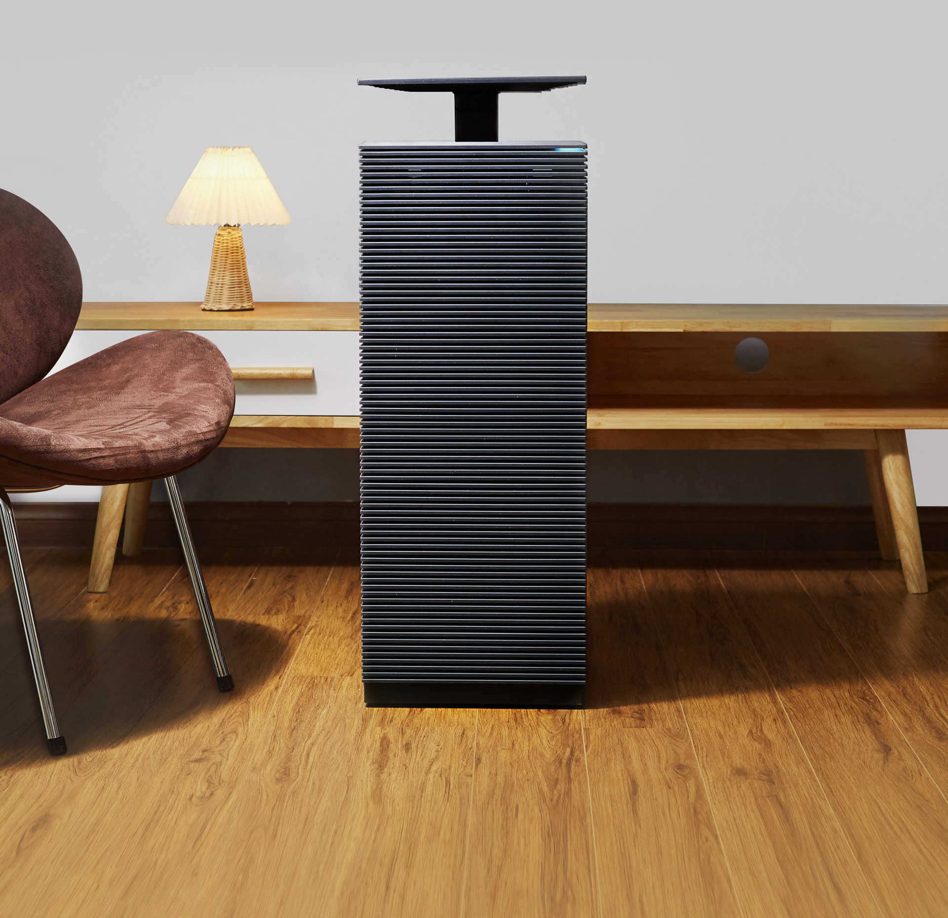 Coway Noble Air Purifier - Award-Winning Design In A Harmonious Pebble Gray Colour