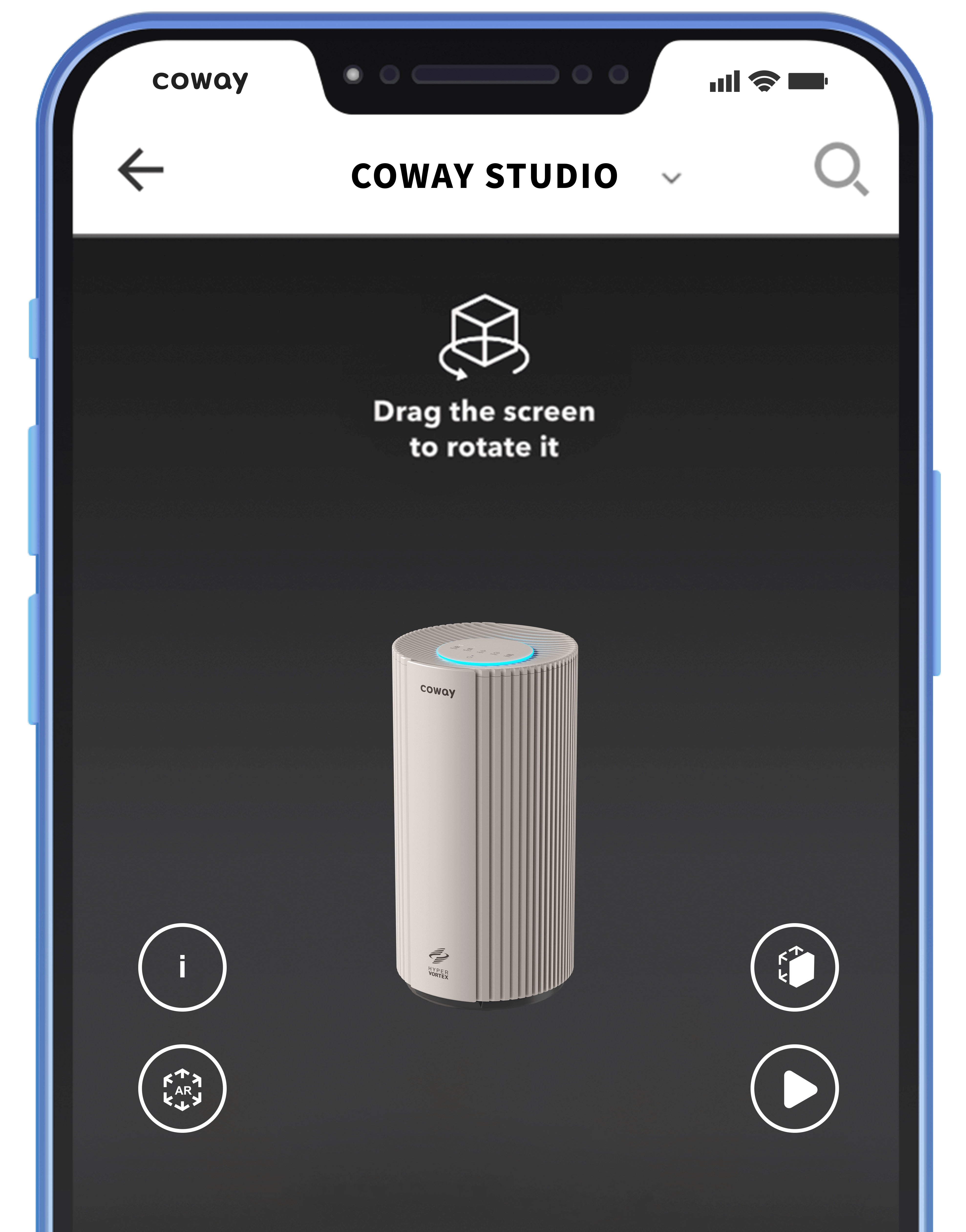 Coway Studio AR App
