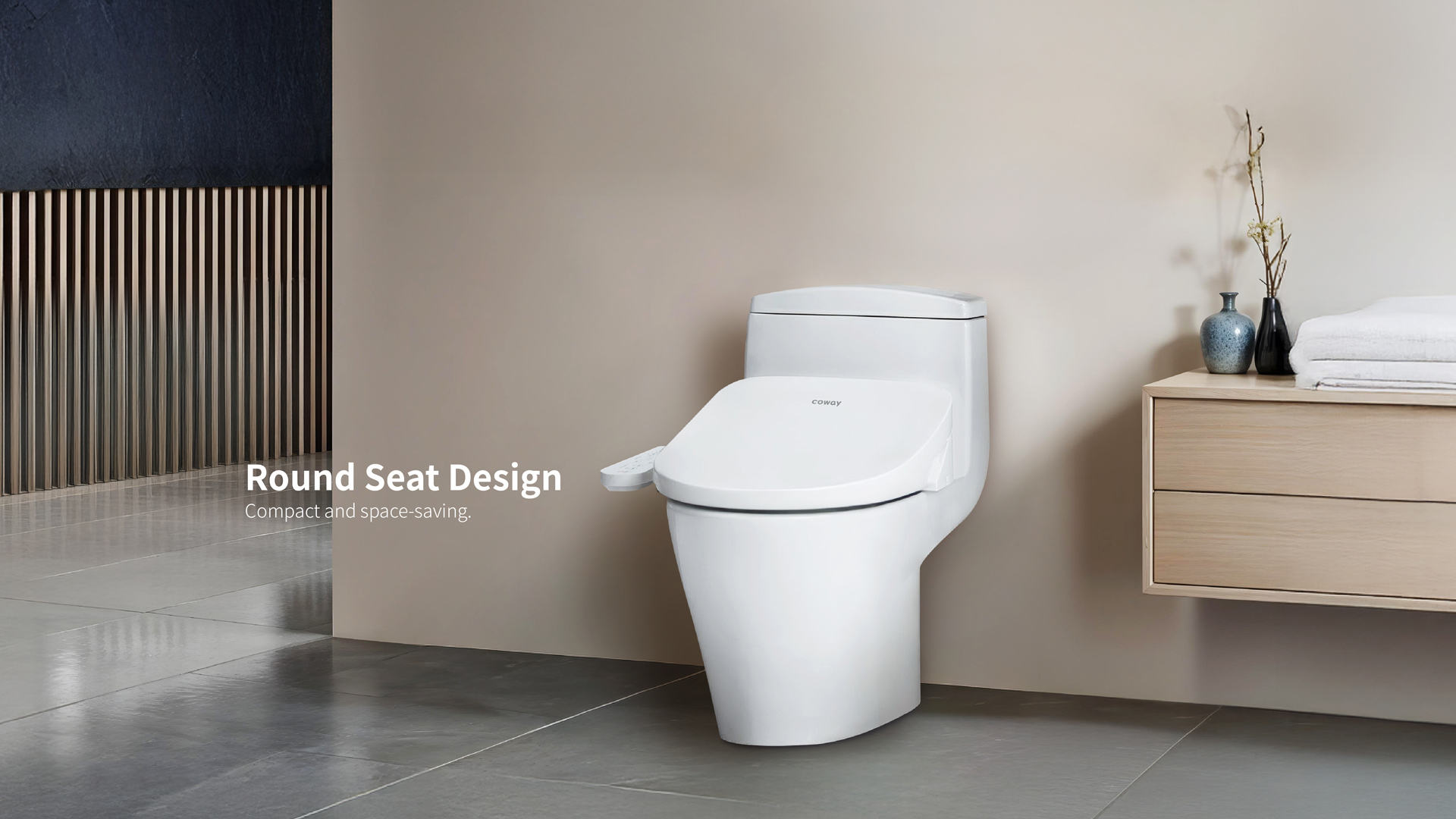 Coway Flowlet Plus Electronic Bidet - Round Seat Design