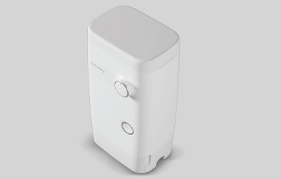 Coway Lily Water Softener - Slim Design that Fits Easily into any Bathroom