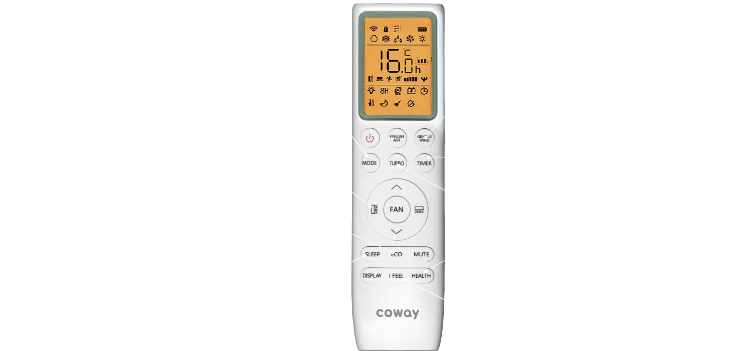 Coway Air Conditioner - Remote Control