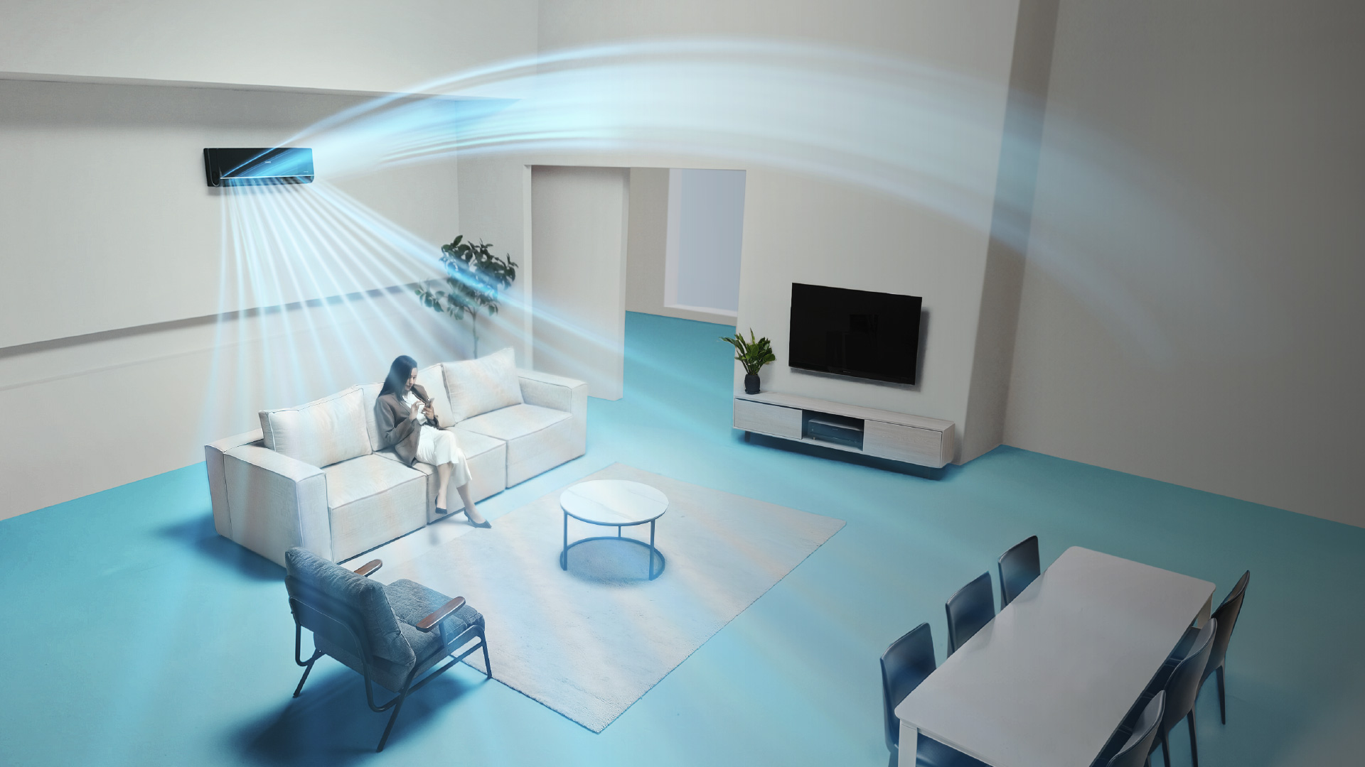 Coway P-Series Air Conditioner With High Coverage for Large Spaces