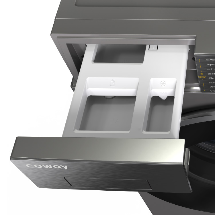 Coway Washer Dryer Detergent Drawer - Top View