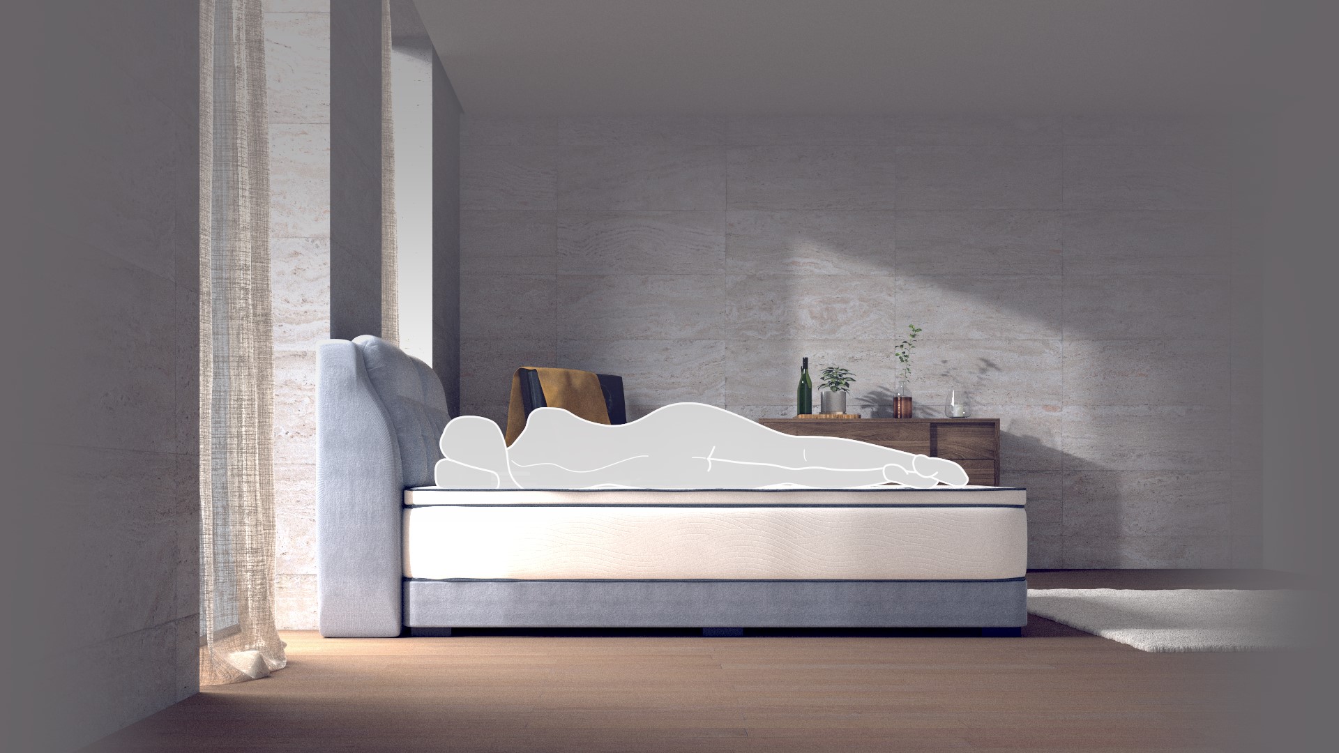 NEW Coway Prime: Premium Foam & Latex Mattress with Back Support and Contouring