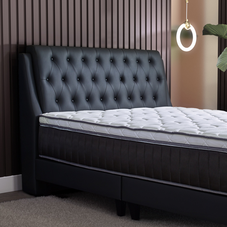 Bed Mattress Side View In Bedroom - Coway Prime Series