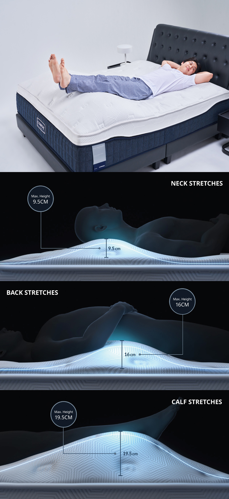 Coway Smart Mattress With Smart Posture Control for Optimal Support