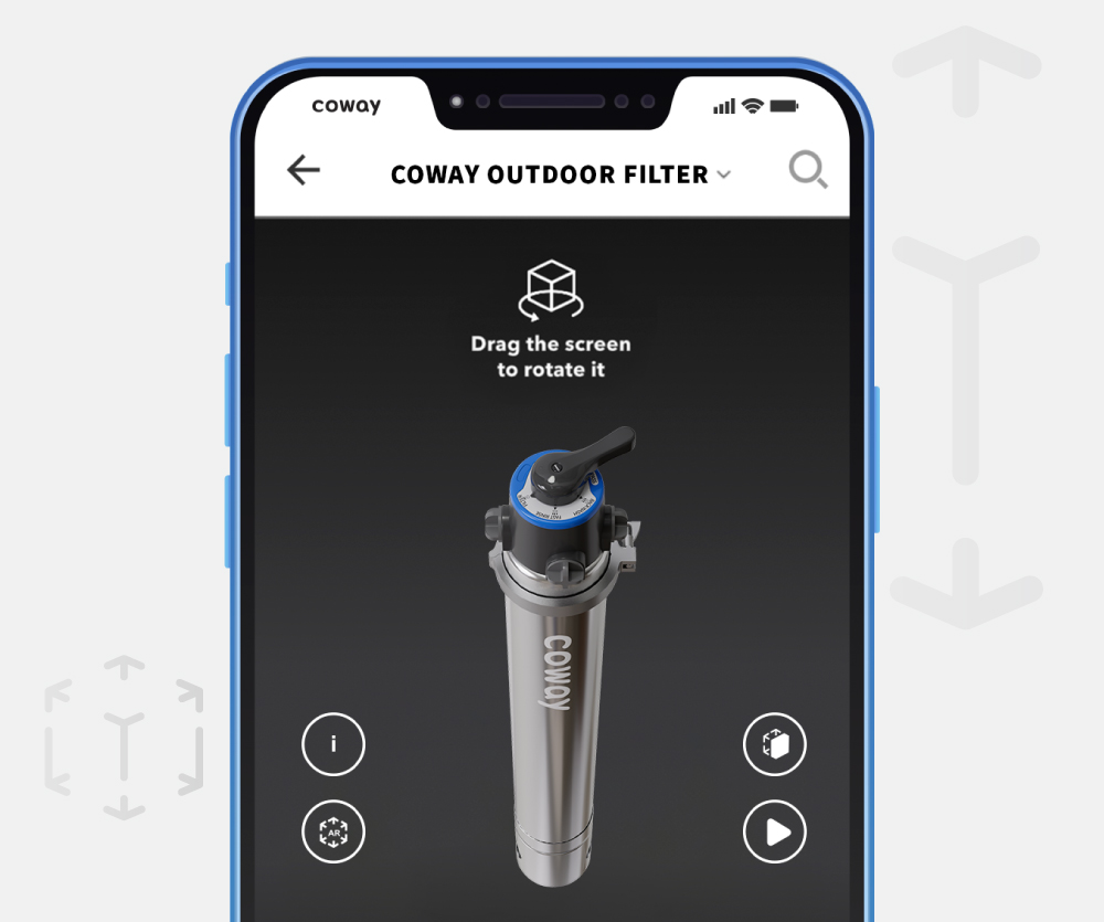 Coway AR - Mobile Application