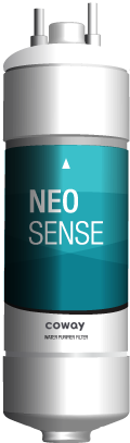 Neo-Sense Filter in Coway Ombak - To Dissolves Impurities