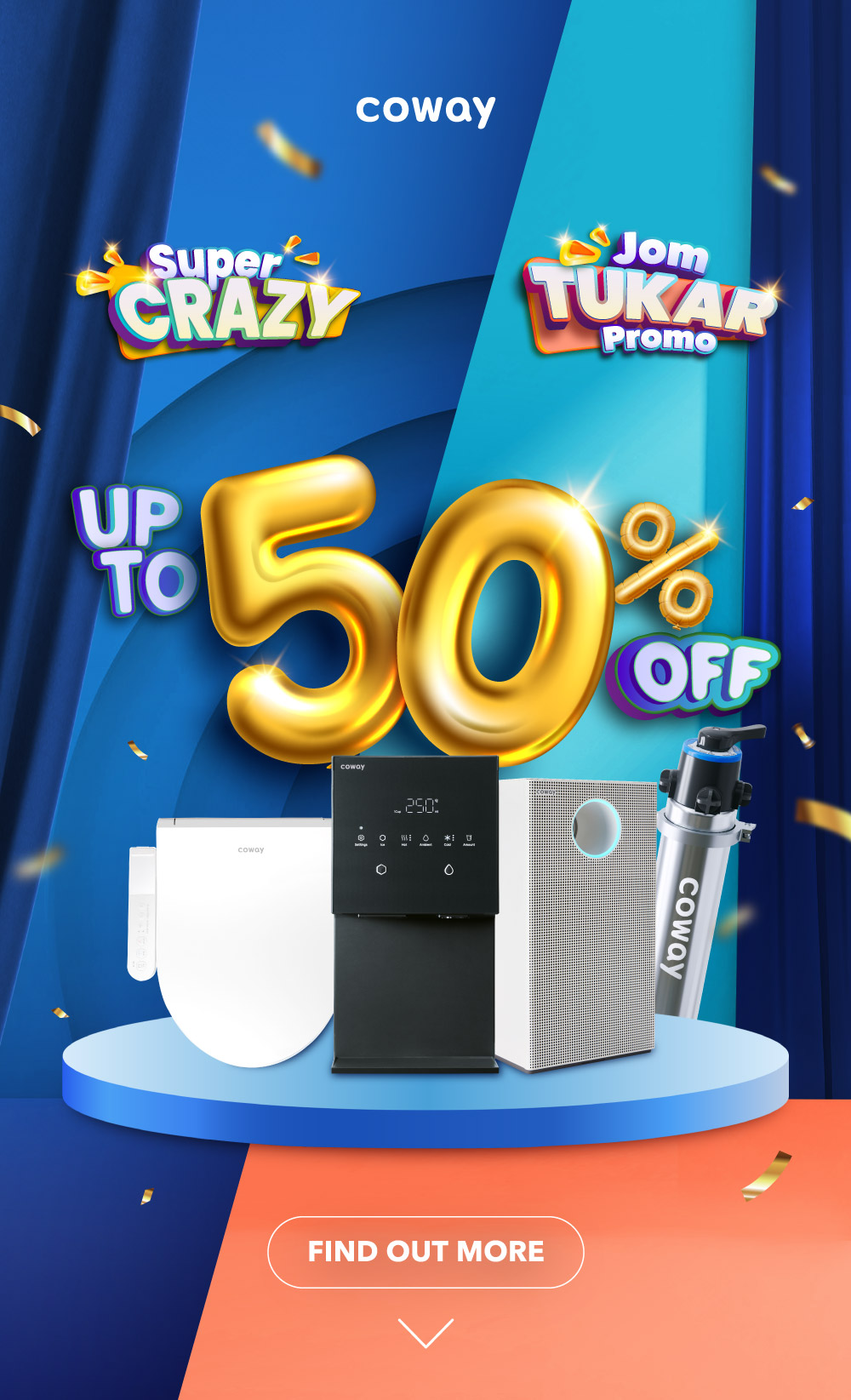 Coway Super Crazy Promotion Up To 50% Off