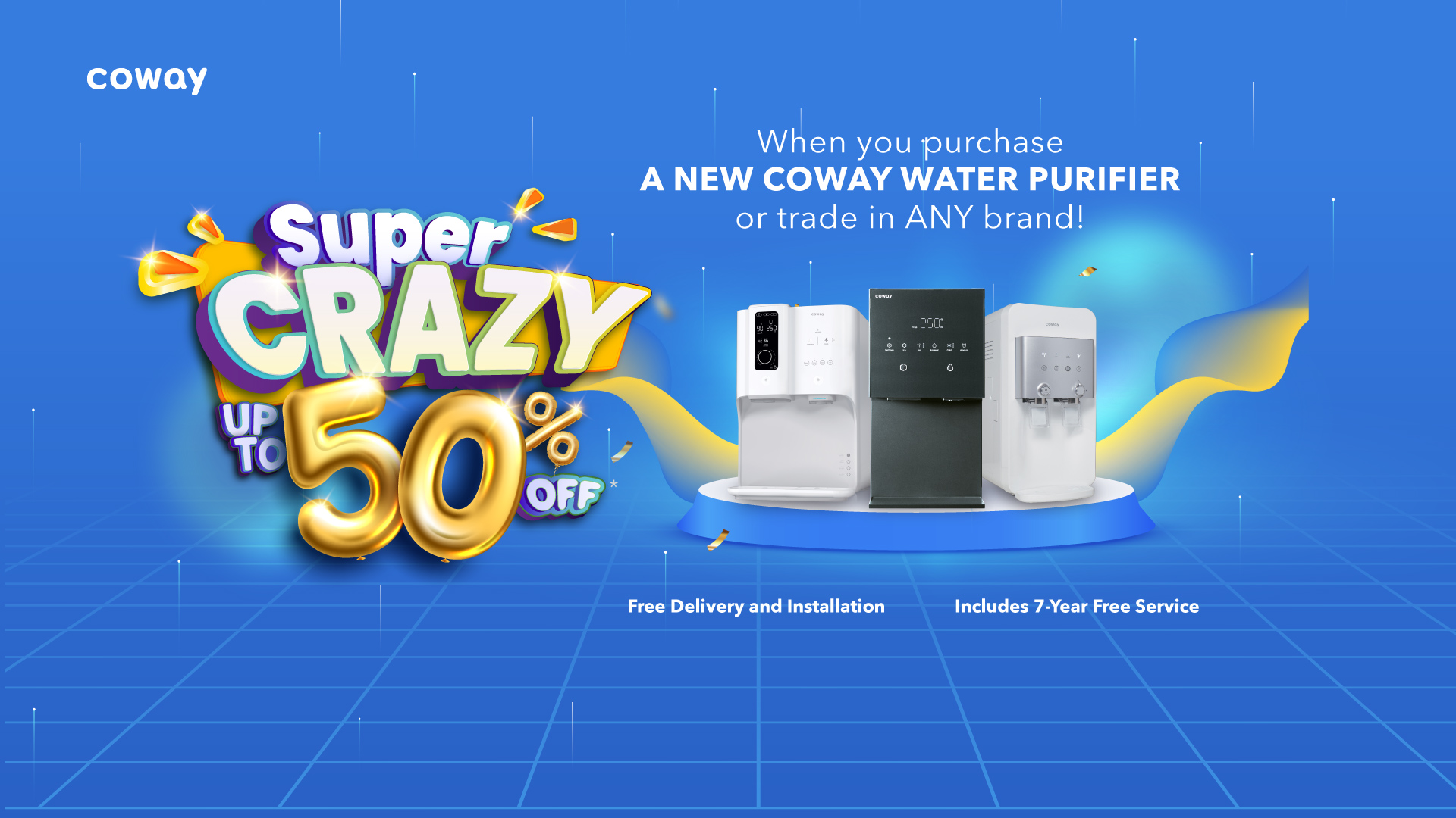 Coway Super Crazy Promotion Up To 50% Off