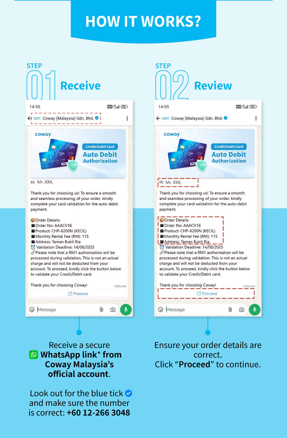 Coway New Card Verification Steps - Now more secure and seamless!