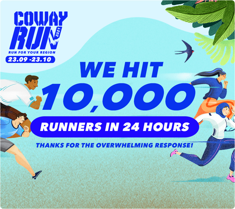 Coway Run 2021: We’ve hit 10k runners!