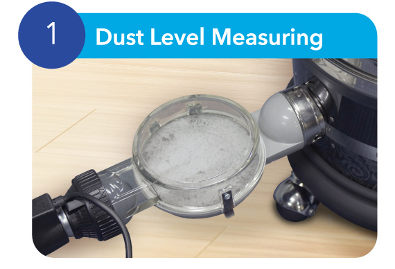 Dust Level Measuring - Coway Mattress Care Service